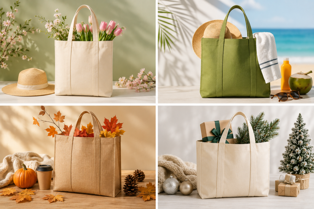 Seasonal Campaign Ideas Using Custom Reusable Bags